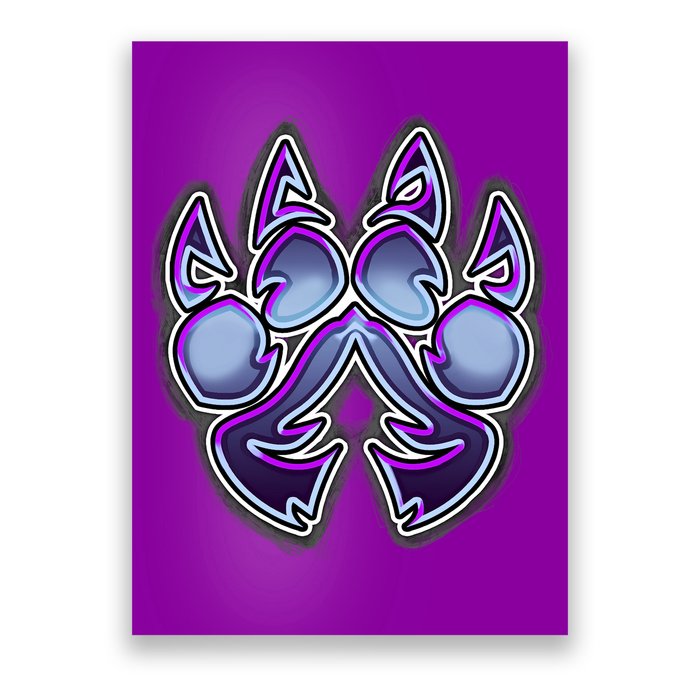 Paw Print Poster