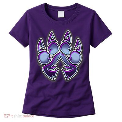 Paw Print Womens T-Shirt
