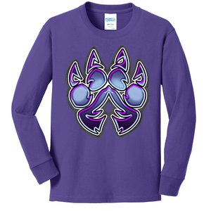 Paw Print Kids Long Sleeve Shirt