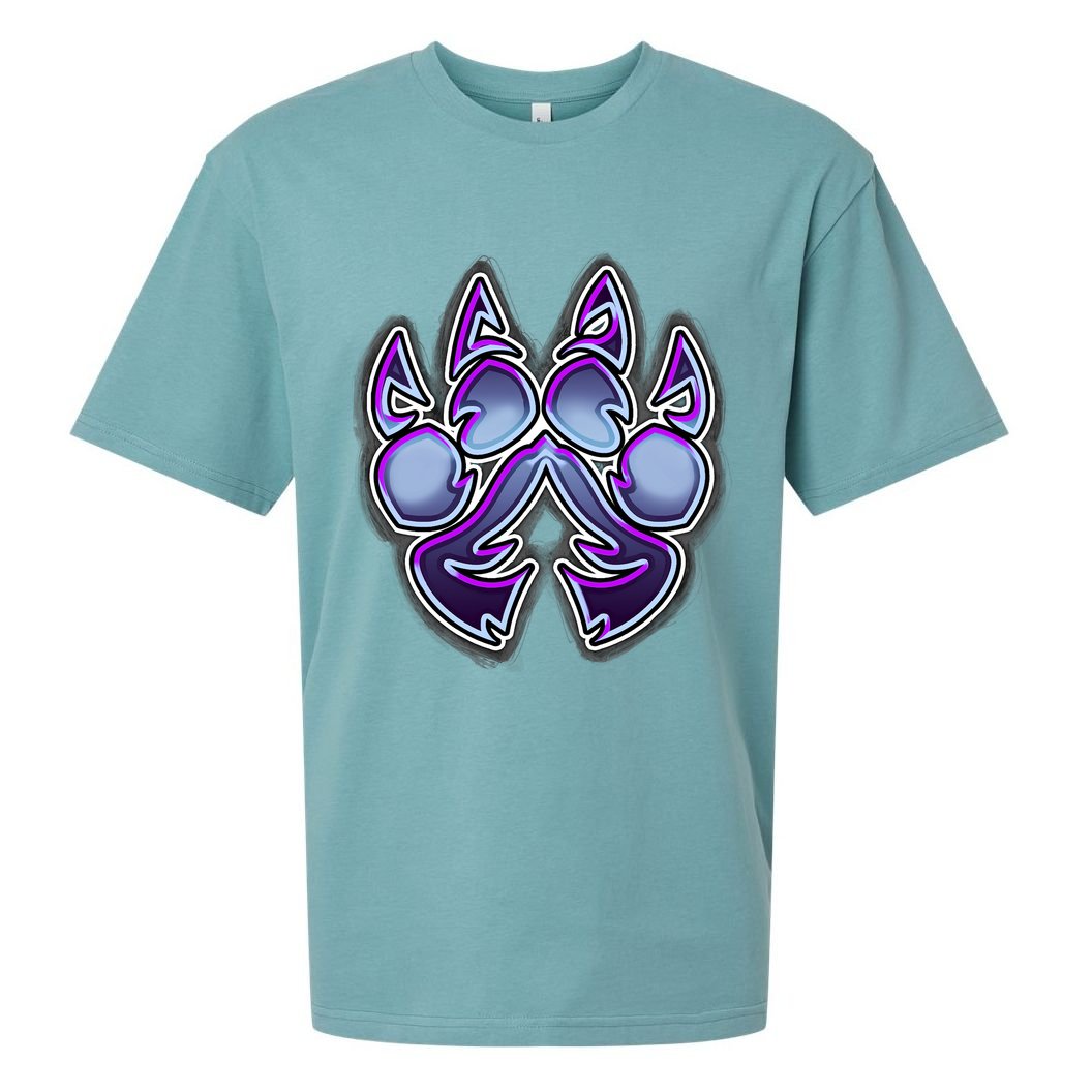 Paw Print Sueded Cloud Jersey T-Shirt