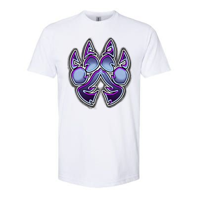 Paw Print Softstyle® CVC T-Shirt