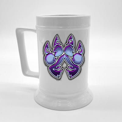 Paw Print Beer Stein