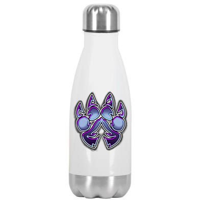 Paw Print Stainless Steel Insulated Water Bottle