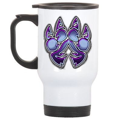 Paw Print Stainless Steel Travel Mug