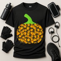 Paw Print Pumpkin Performance Shirt