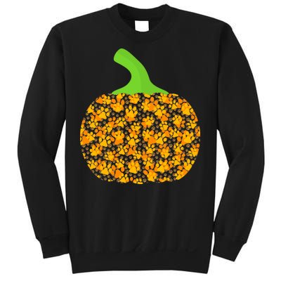 Paw Print Pumpkin Sweatshirt