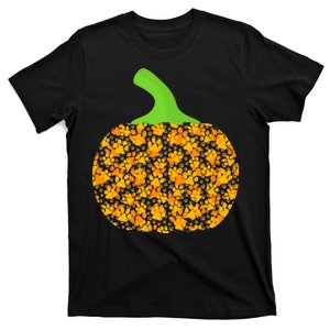 Paw Print Pumpkin T-Shirt