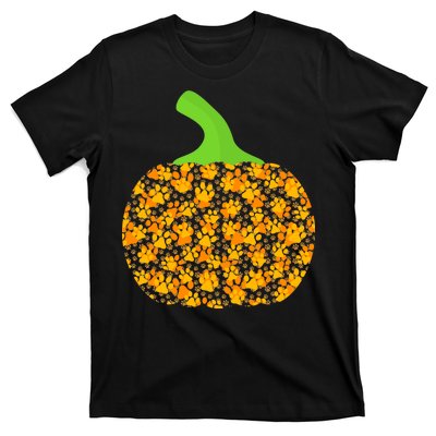 Paw Print Pumpkin T-Shirt