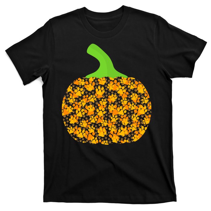 Paw Print Pumpkin T-Shirt