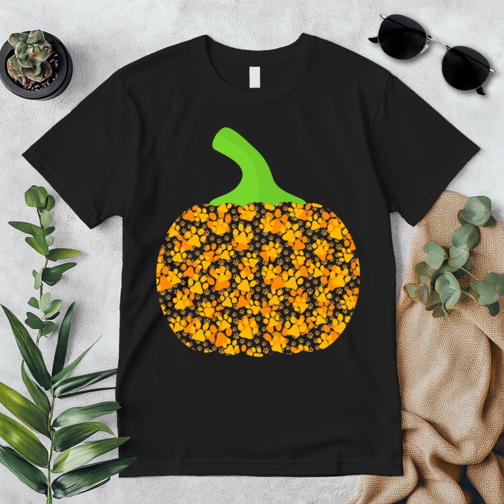 Paw Print Pumpkin Premium T-Shirt