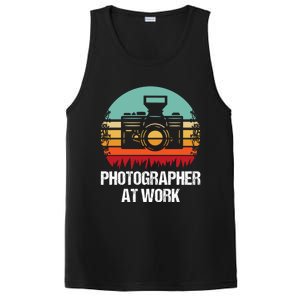 Photographer At Work Photographer Gift PosiCharge Competitor Tank