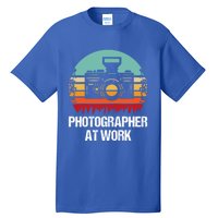 Photographer At Work Photographer Gift Tall T-Shirt