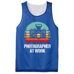 Photographer At Work Photographer Gift Mesh Reversible Basketball Jersey Tank