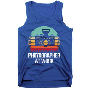 Photographer At Work Photographer Gift Tank Top