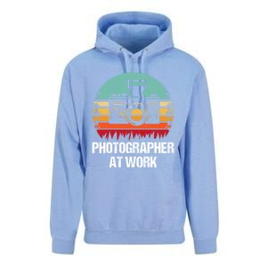 Photographer At Work Photographer Gift Unisex Surf Hoodie