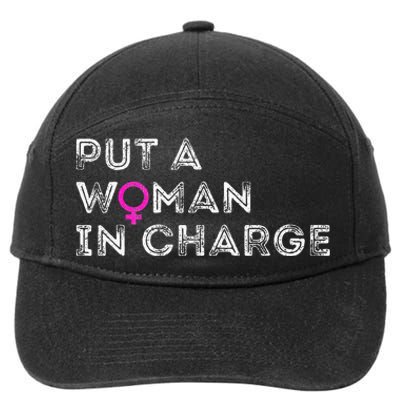 Put A Woman In Charge 7-Panel Snapback Hat