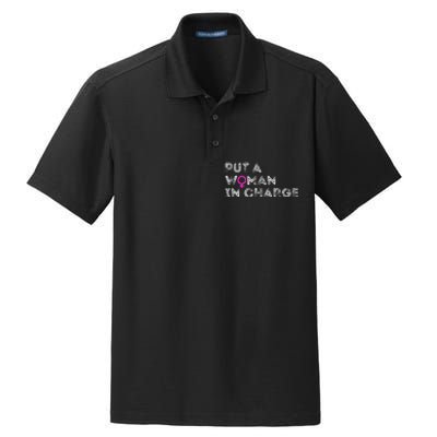 Put A Woman In Charge Dry Zone Grid Polo