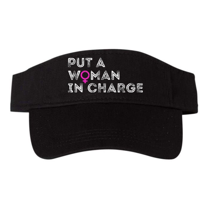 Put A Woman In Charge Valucap Bio-Washed Visor