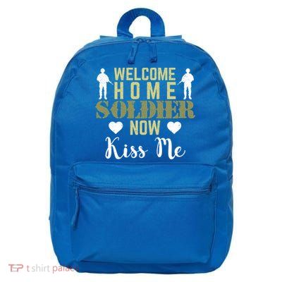 Proud Army Wife Friend Welcome Home Soldier Now Me Gift 16 in Basic Backpack