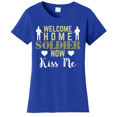 Proud Army Wife Friend Welcome Home Soldier Now Me Gift Women's T-Shirt