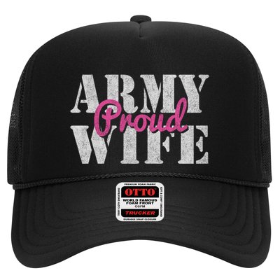 Proud Army Wife Great Gift Trucker Hat
