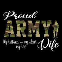 Proud Army Wife Husband Military Wife Of A Brave Us Soldier Gift Cooling Performance Crew T-Shirt