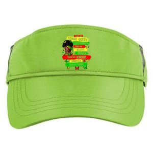 Proud Afro Woman Black Girl Zodiac Birthday Gemini Queen Adult Drive Performance Visor