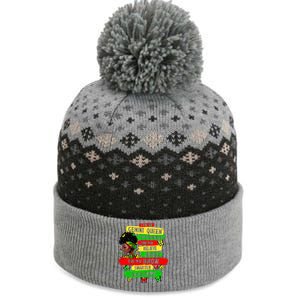 Proud Afro Woman Black Girl Zodiac Birthday Gemini Queen The Baniff Cuffed Pom Beanie