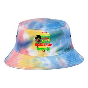 Proud Afro Woman Black Girl Zodiac Birthday Gemini Queen Tie Dye Newport Bucket Hat