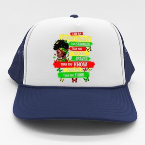 Proud Afro Woman Black Girl Zodiac Birthday Gemini Queen Trucker Hat