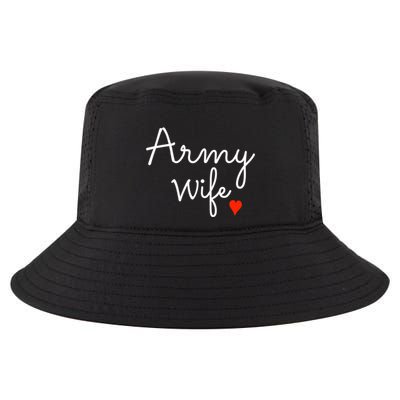 Proud Army Wife Military Spouse Usa Family Patriotic Gift Cool Comfort Performance Bucket Hat