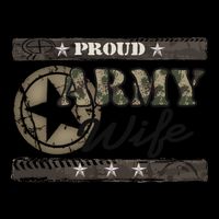 Proud Army Wife Gift Doggie Tank