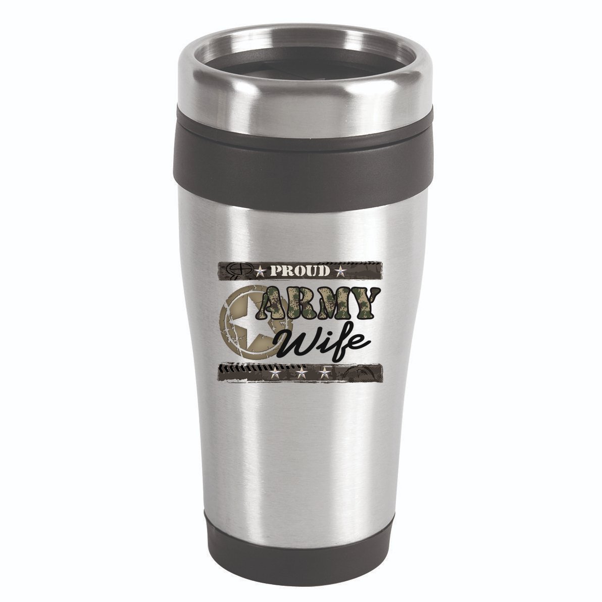 Proud Army Wife Gift 16oz Travel Tumbler