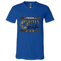 Proud Army Wife Gift V-Neck T-Shirt