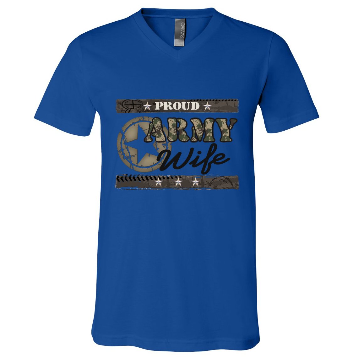 Proud Army Wife Gift V-Neck T-Shirt