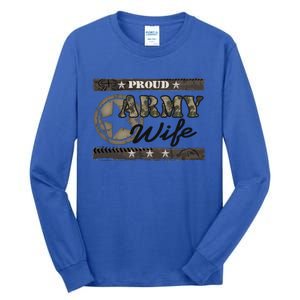 Proud Army Wife Gift Tall Long Sleeve T-Shirt