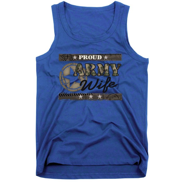 Proud Army Wife Gift Tank Top