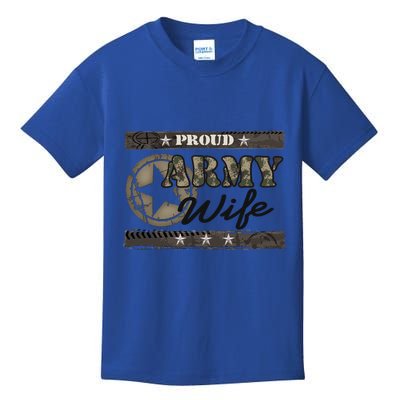 Proud Army Wife Gift Kids T-Shirt
