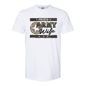 Proud Army Wife Gift Softstyle CVC T-Shirt