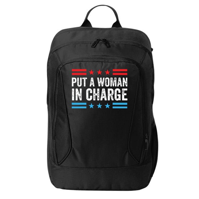 Put A Woman In Charge City Backpack