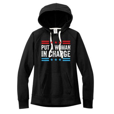 Put A Woman In Charge Women's Fleece Hoodie