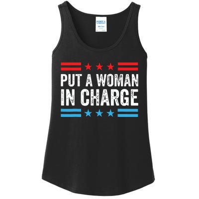 Put A Woman In Charge Ladies Essential Tank