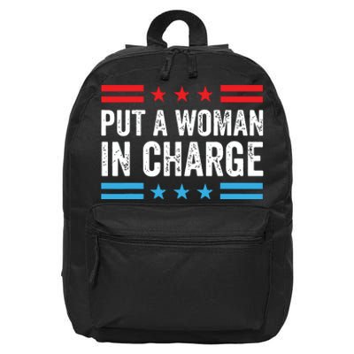 Put A Woman In Charge 16 in Basic Backpack