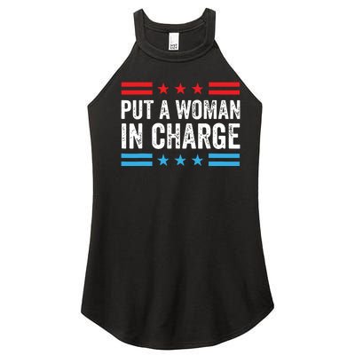 Put A Woman In Charge Women’s Perfect Tri Rocker Tank