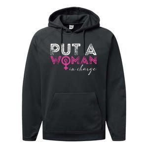 Put A Woman In Charge Performance Fleece Hoodie