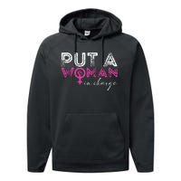 Put A Woman In Charge Performance Fleece Hoodie