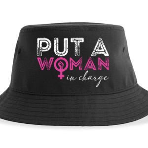 Put A Woman In Charge Sustainable Bucket Hat