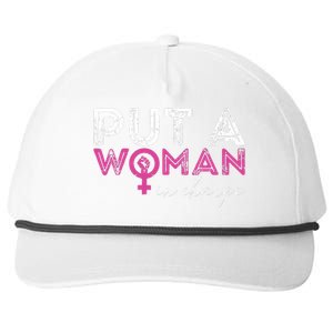 Put A Woman In Charge Snapback Five-Panel Rope Hat