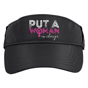 Put A Woman In Charge Adult Drive Performance Visor