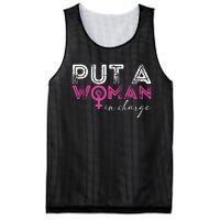 Put A Woman In Charge Mesh Reversible Basketball Jersey Tank